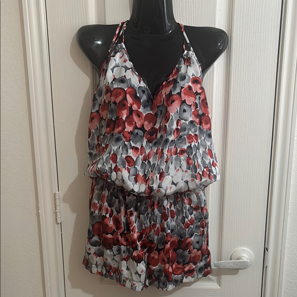 Floral Halter Romper
